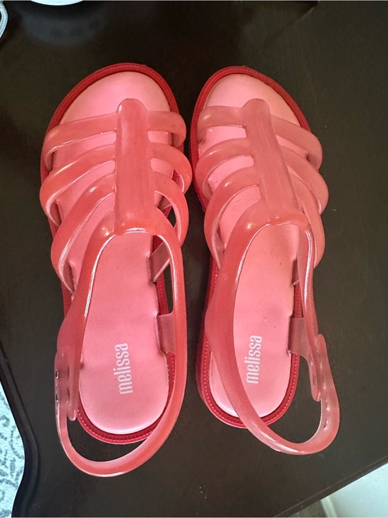 Melissa Shoes - Melissa Women's Red and Pink Jelly Slingback Sandals